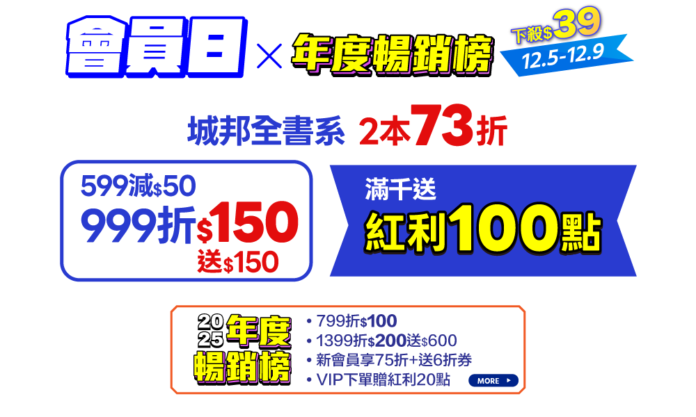 城邦讀書花園會員日