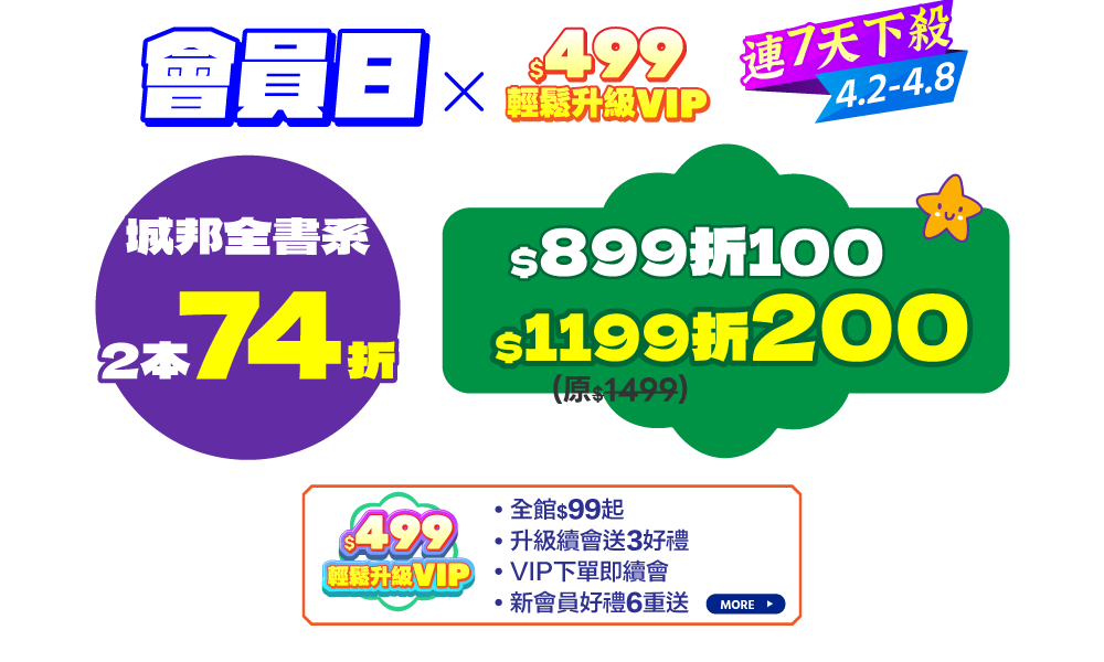 城邦讀書花園會員日