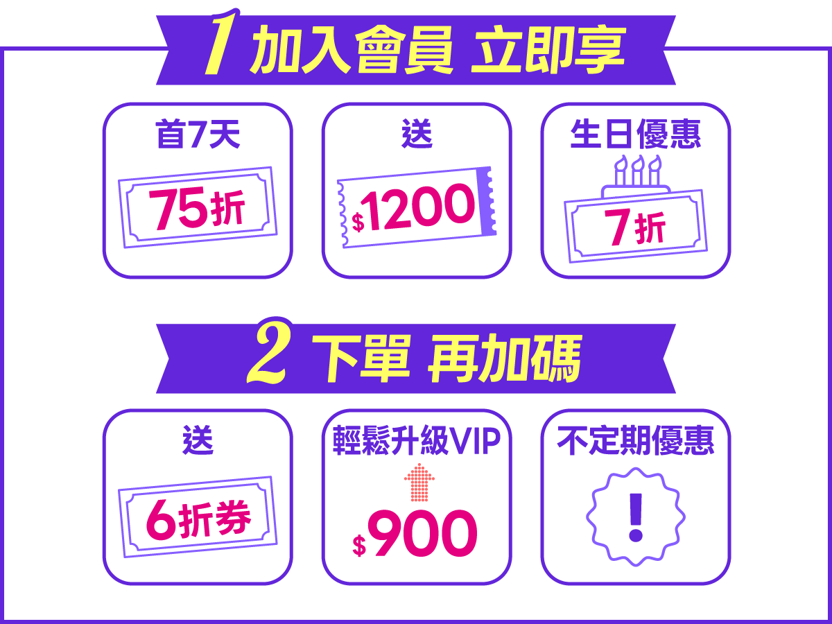 加入會員享好禮