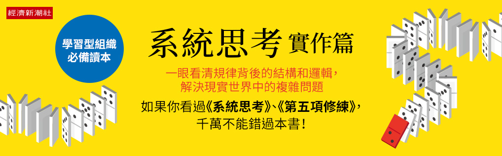 系統思考實作篇:一眼看清規律背後的結構和邏輯,解決現實世界中的複雜問題 系統思考實作篇:一眼看清規律背後的結構和邏輯,解決現實世界中的複雜問題